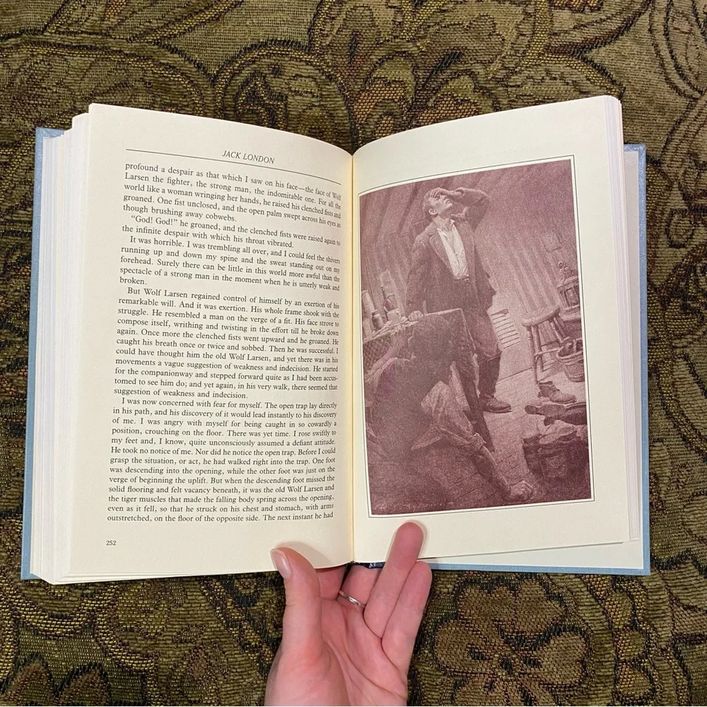 The Sea Wolf by Jack London. Vintage 1989 Readers Digest Hardcover Edition. - Picture 7 of 10